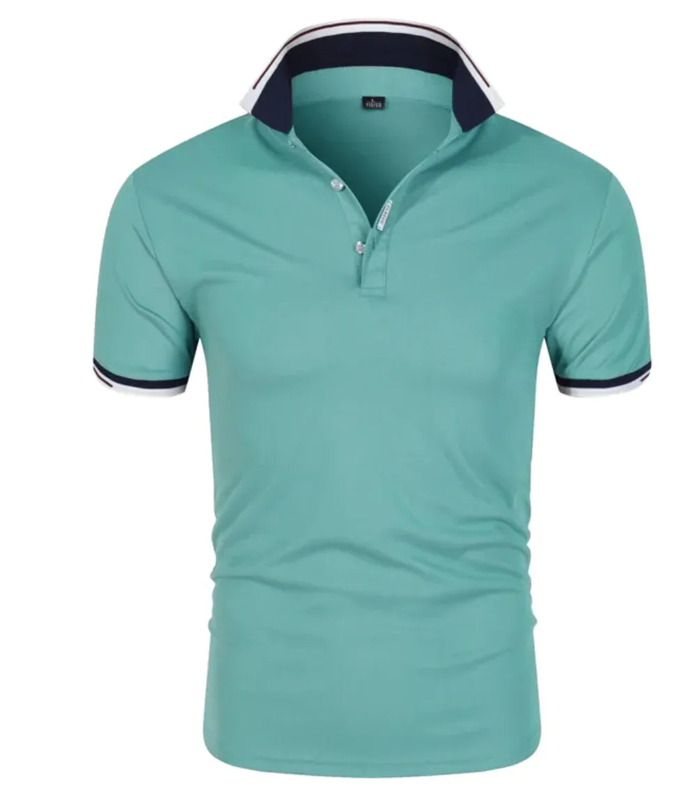 Men's Solid Polo Shirt