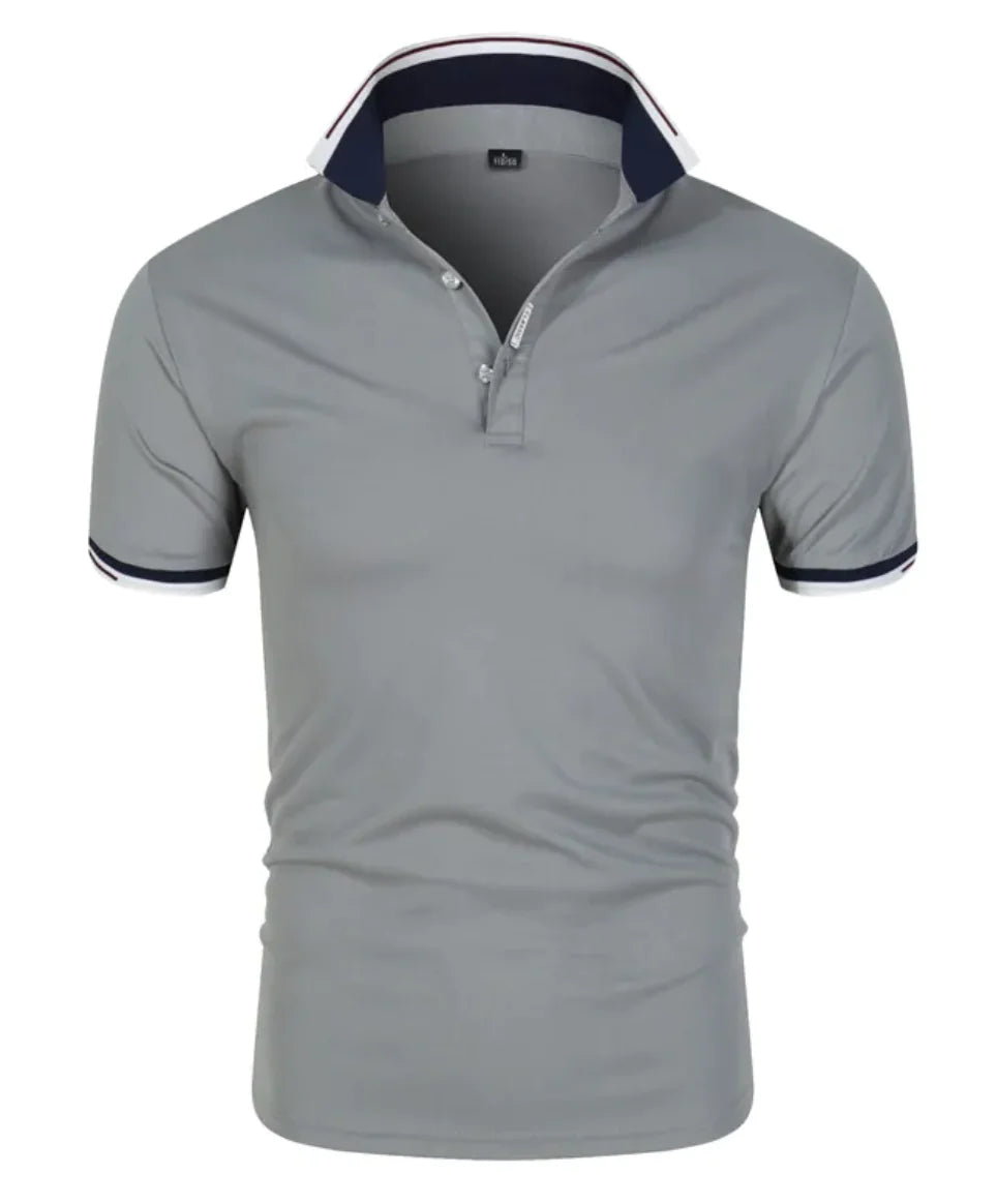 Men's Solid Polo Shirt