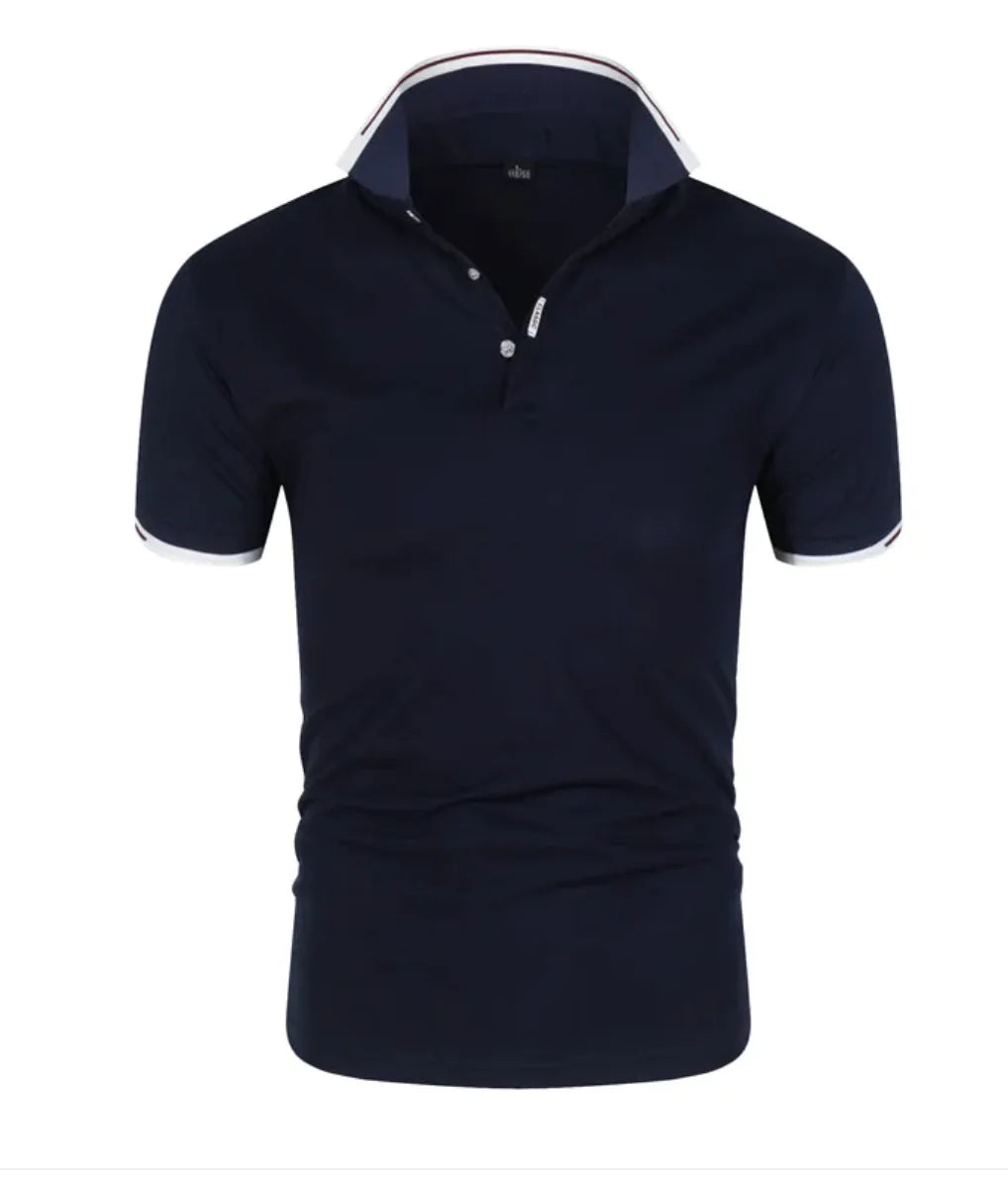 Men's Solid Polo Shirt